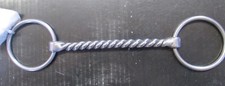 Driving Riding bit Twisted Stiff mouth 6 1/4" Stainless Made in USA