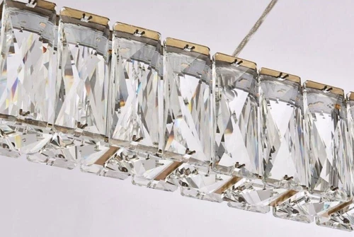 Crystal Chandelier Light Fixture Foyer Kitchen Island Dining Room Lighting 31" - Picture 4 of 10
