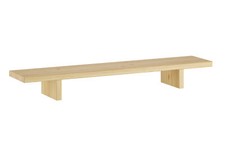 Support d'écran rehausse de table en pin naturel 100 cm