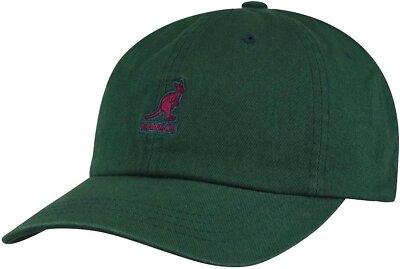 Kangol Washed Baseball 792179690839 NEW Men's Hat Cotton ALGAE ONE SIZE