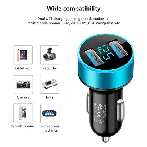 Accessoires De Voiture Chargeur Usb Chargeur De Voiture Rapide Adaptateur De ~ - Zdjęcie 8 z 19