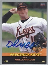 2011 Choice Frederick Keys Dale Mollenhauer #14 IP autograph signed card