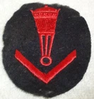 WORLD WAR 2 ? PARATROOPER ?? VINTAGE ANTIQUE MILITARY WOOL PATCH / INSIGNIA RANK