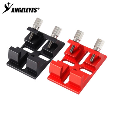 Dovetail Clamp Mount Cross Guide Scope Flache Basis für Teleskop Rot/Schwarz