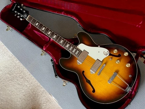 Vintage 1985 Epiphone Casino Electric Guitar Matsumoku Japan w/Hard Case