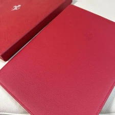 Ferrari Leather covered License Book Welcome to Ferrari with box some damage
