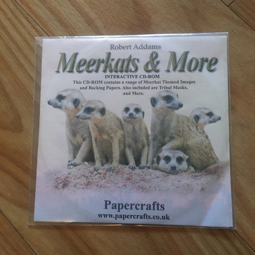 Robert Addams - Meerkats & More CD Rom papier artisanat fabrication de cartes PC/Mac - Photo 1/5