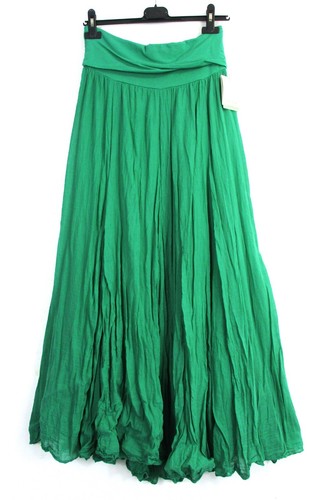 Lagenlook Womens 100% Cotton 1/2 Lined Long Skirt 12 Colours One Size:Regular - Picture 57 of 62