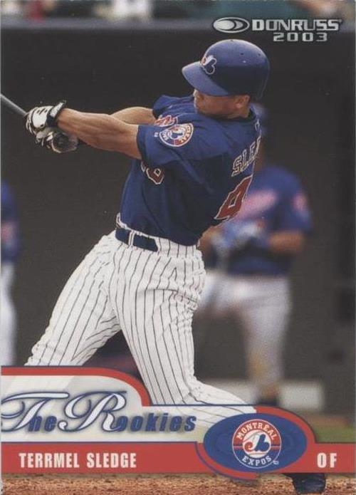 2003 Donruss Rookies & Traded - Terrmel Sledge #25 - 1 of 1