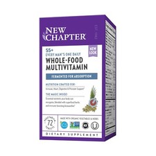 New Chapter Every Man  s Multivitamin 55 Supplement 72ct Immune  Heart Health