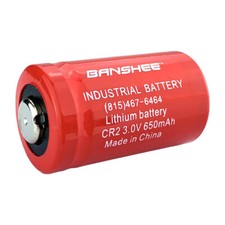 Banshee Replacement for CR2 650mAh 3V Lithium LiMNO2 Button Top Photo Battery