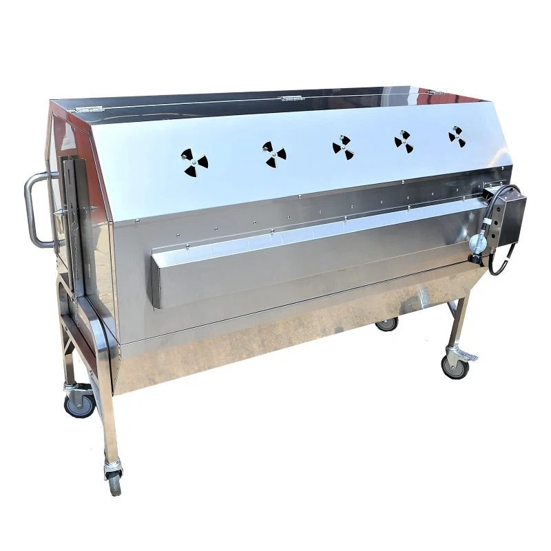 XXL 59" propano/carbón acero inoxidable asador - 59" x 28" x 22" (LxWxH) Foto 4 de 4