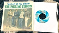 The Rolling Stones: Get Off of My Cloud/I'm Free 45 London/US w/sleeve VG+