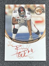 2006 NFL PRESS PASS RED INK SSP SCARCE DBRICKASHAW FERGUSON 1st Autograph JETS