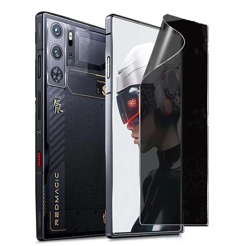 Protector de pantalla suave de privacidad/película trasera de vidrio templado para Nubia Red Magic 9 Pro Foto 4 de 4