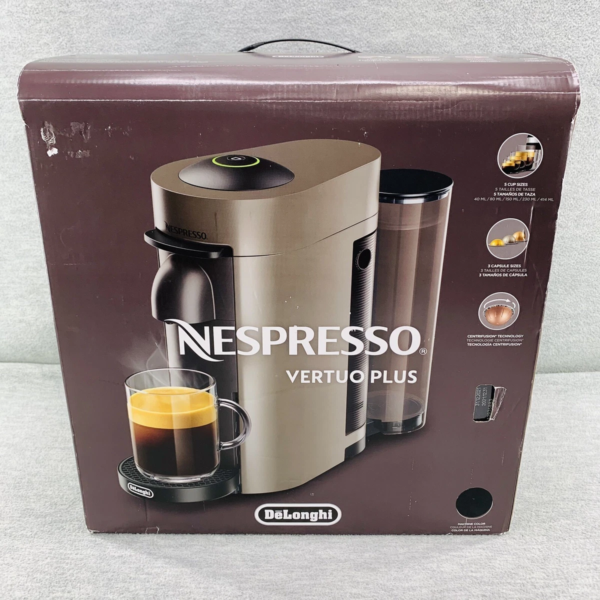 Nespresso By De'longhi Premium Coffee And Espresso Maker With Milk