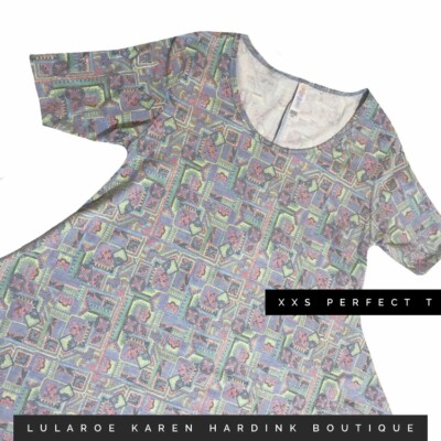 T-shirt LuLaRoe Perfect T – Gris Moyen – Taille M – Occasion Bon état