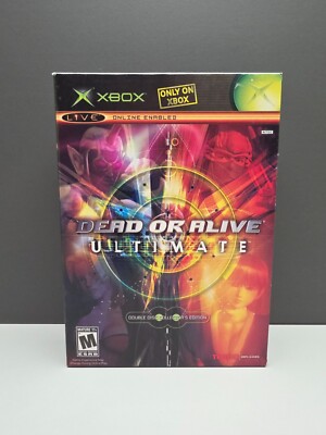 DEAD OR ALIVE ULTIMATE MICROSOFT XBOX NTSC/US DOUBLE DISC COLLECTORS EDITION OVP