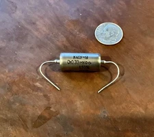 K40Y-9 .033uf @ 400v Russian Capacitor - New Old Stock - Paper In Oil (PIO)