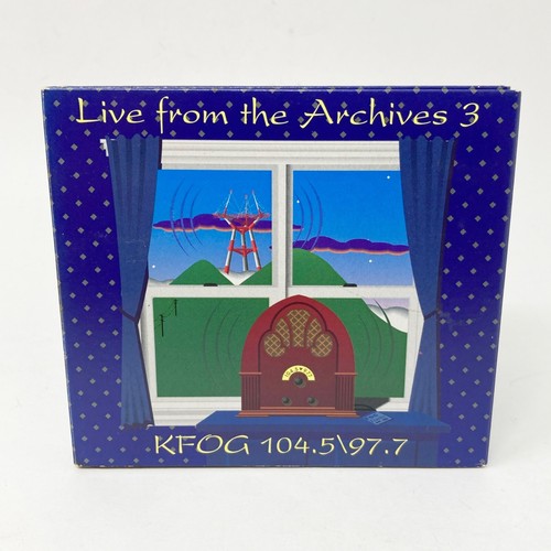 KFOG Live From the Archives 3 CD Elvis Costello Los Lobos Patti Smith