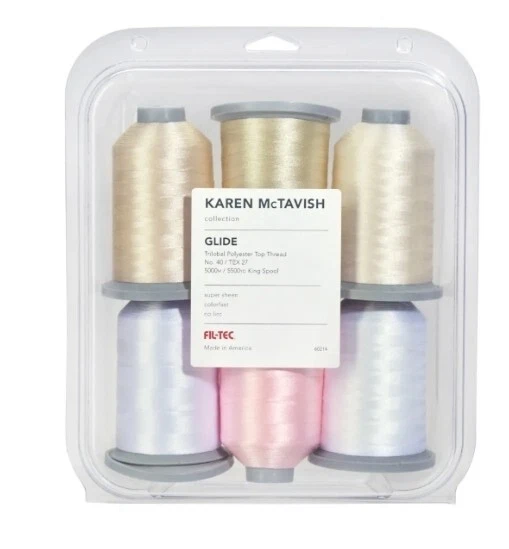 Fil-Tec Glide Embroidery Thread The Karen McTavish  5,500yds - Six Colors Kits - Image 2 of 2