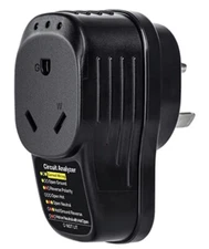 Briidea Adapter Circuit Analyzer With LED Indicator Light, 125V 30AMP