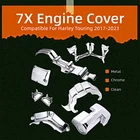 Chrome Metal Engine Cover Kits For Harley Touring 2017-2023 Touring FLHT FLHX