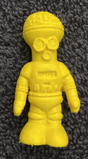 Diener Space Raiders BRAK 2" Rubber Figure 1978 Vintage Yellow Eraser
