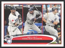 2012 Topps Home Run Leaders 2011 Bautista, Granderson, Teixeira #302