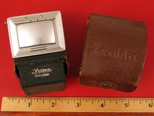 VINTAGE EXAKTA GERMAN CAMERA VIEWFINDER IN CASE IHAGEE POP UP MECHANISM WORKS