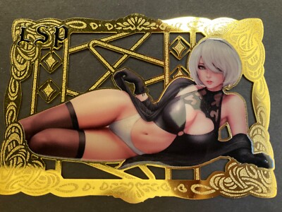 Goddess Story Gold METAL Card - Maiden Party - Serial Number #/200! 2B Bikini
