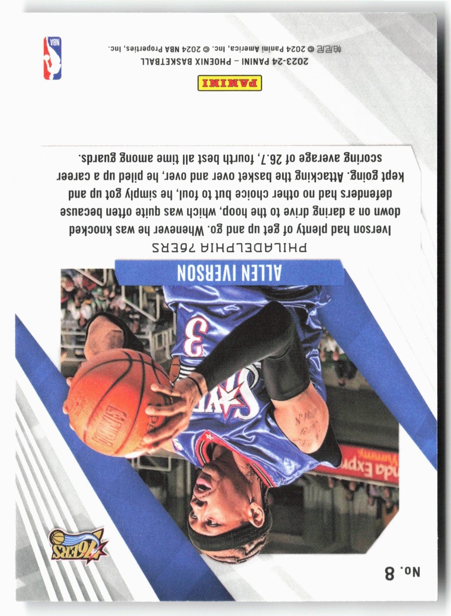 2023-24 Panini Phoenix #8 Allen Iverson Phoenix Red Ice | eBay