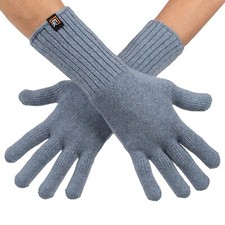 Wool Knit Gloves - Made in the USA - Super Soft Merino Wool - Small