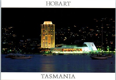 c1990s Postcard Hobart Tasmania Australia Wrest Point Casion & Convention Centre