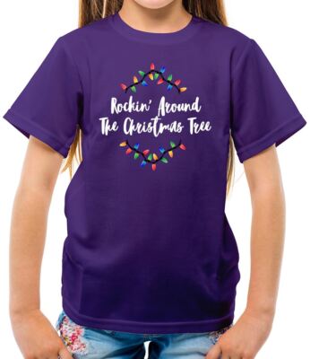 Rockin Around The Christmas Tree - Kinder T-Shirt - Rocking Xmas Home Alone