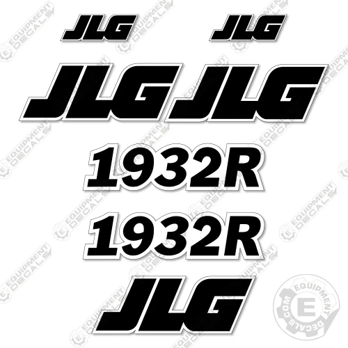 AFTERMARKET Fits JLG 1932R Partial Decal Kit Scissor Lift - 7 YEAR OUTDOOR 3M VINYL!