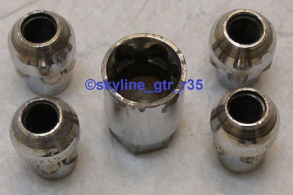 Conjunto de travas de roda McGard Premium M12x1.5 (24195) Honda Toyota Volkswagen Volvo - Imagem 4 de 4