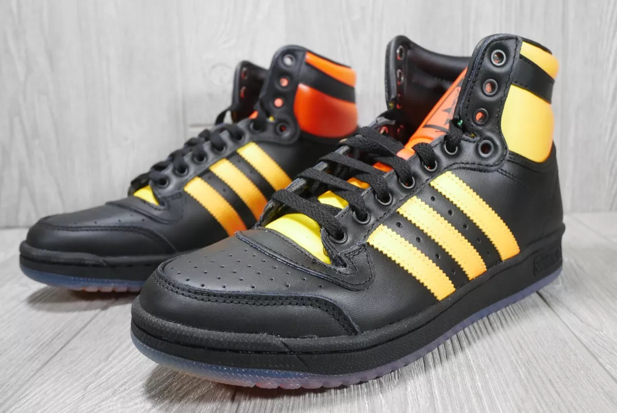 NEW ADIDAS TOP TEN HIGH BLACK BEAM YELLOW GRADIENT FZ5889 SHOES MENS 9