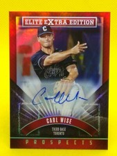 Carl Wise 2015 Elite Extra Edition Prospects AUTOGRAPH #123