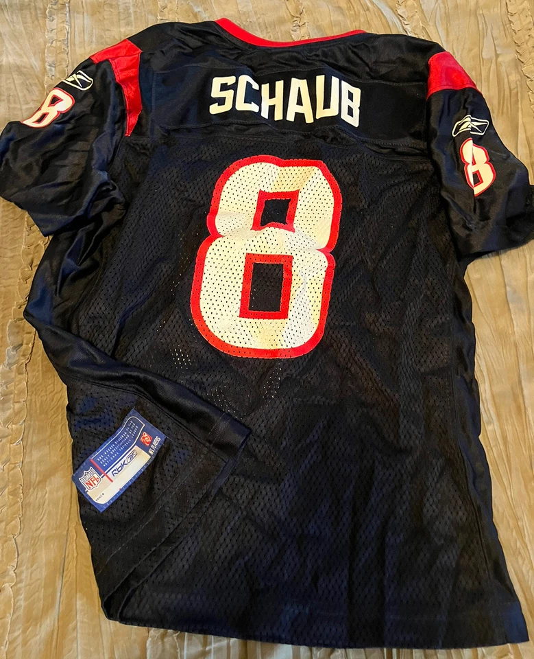 Camiseta deportiva para mujer MATT SCHAUB Houston TEXANS fútbol americano REEBOK azul NFL Foto 2 de 3