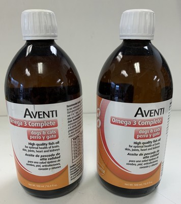 Aventi Omega 3 Complete for Dogs \u0026 Cats 2x16.9oz BOTTLES 696303038255 | eBay