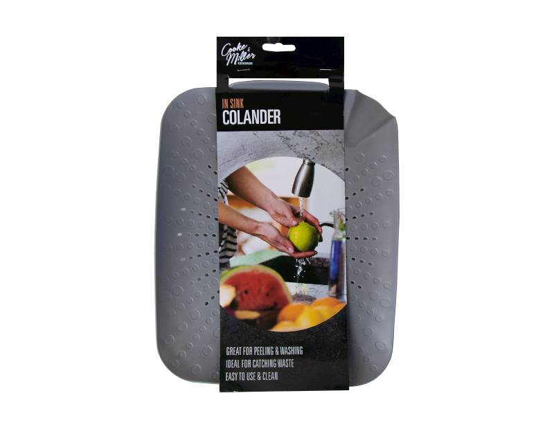 Flat Sink Colander Kitchen Sink Drainer Peel Washing Vegetable Food