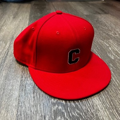 Nike Cornell University Snapback Hat Red Dri-Fit Adjustable Flat Brim Baseball