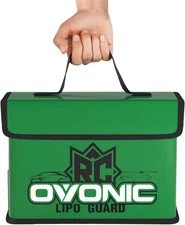OVONIC Lipo Safe Bag Fireproof Explosionproof Bag, Large Capacity for Lipo Batte
