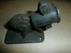 Vintage Cast Iron Freidag Mfg Co Freeport ILL Flag ? Holder Bracket — photo 1