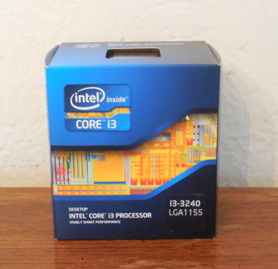 New Sealed Intel Core i3-3240 - 3.40 GHz Dual Core (Bx80637i33240 ) Processor