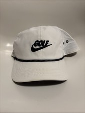 Nike Dri-Fit AeroBill Classic99 Golf Cap Men's White Cotton Rope Adjustable Hat