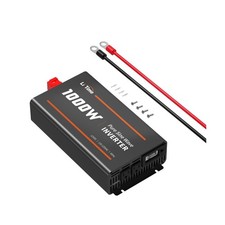 LiTime 1000W Pure Sine Wave Inverter 12V DC to 120V AC Converter for Home, RV...