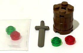 Vintage &copy;1993 LEGO 6020 Castle Dragon Knights Magic Shop 100% Complete