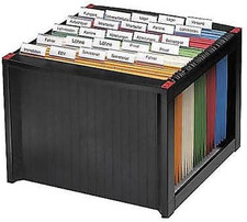 Hängeregistraturkorb per 40 Cartelle Sospese Nero/Vuoto Impilabile 61100-92/H